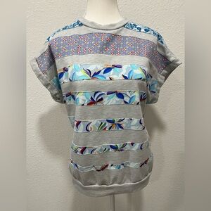 PARKE & RONEN Mixed Panel Top Spring 2020 Lookbook EUC